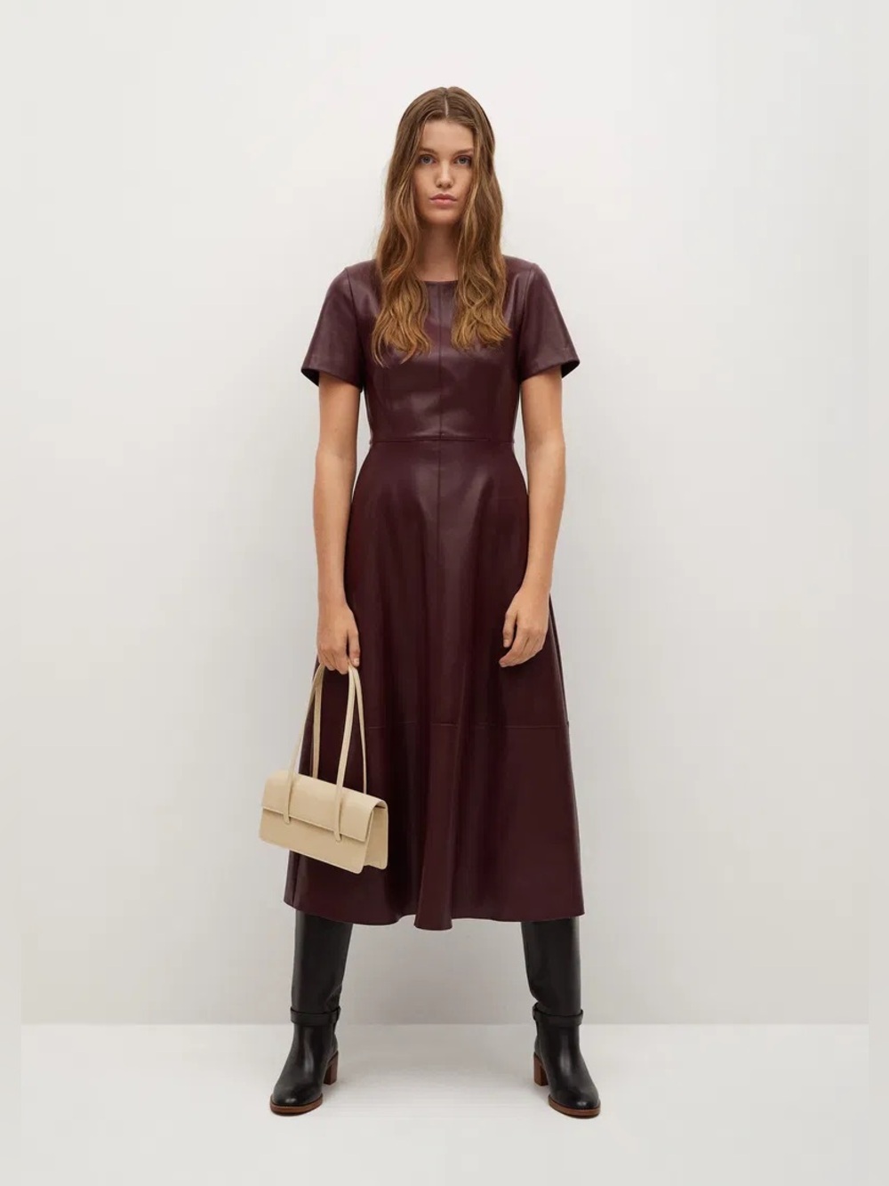 MANGO
Women's Faux-Leather Dress Size Medium